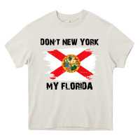 Cream don't new york my florida t shirt flag Heavy Core Tee - artisFamous