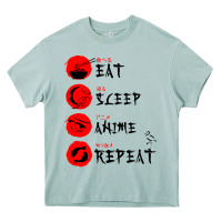 Arona eat sleep anime repeat japanese Heavy Core Tee - artisFamous