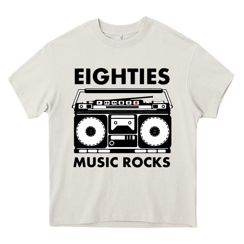 Eighties Music Rocks Heavy Core Tee by artisFamous | Teevron