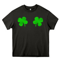 Asphalt four leaf clover Heavy Core Tee - artisFamous