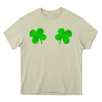 Mossy four leaf clover Heavy Core Tee - artisFamous