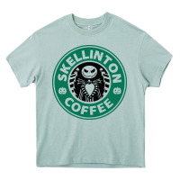 Arona skeleton coffee halloween Heavy Core Tee - artisFamous