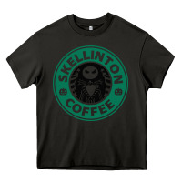Asphalt skeleton coffee halloween Heavy Core Tee - artisFamous
