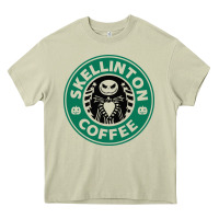 Mossy skeleton coffee halloween Heavy Core Tee - artisFamous