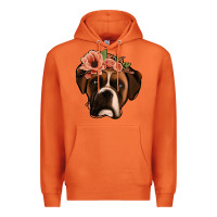 Carrot floral boxer Premium Hoodie - Jasminsmagicworld