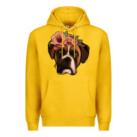 Lemon floral boxer Premium Hoodie - Jasminsmagicworld