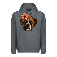 Rock floral boxer Premium Hoodie - Jasminsmagicworld