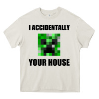 Cream creeper meme Heavy Core Tee - artisFamous