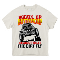 Cream funny mudding Heavy Core Tee - artisFamous