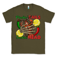 Army Green Pinchin' tails suckin' head crawfish Classic Tee - FaDigitalArtStudio