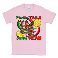Bubblegum Pink Pinchin' tails suckin' head crawfish Classic Tee - FaDigitalArtStudio