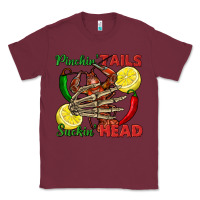 Burgundy Pinchin' tails suckin' head crawfish Classic Tee - FaDigitalArtStudio