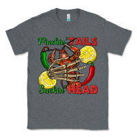 Charcoal Heather Pinchin' tails suckin' head crawfish Classic Tee - FaDigitalArtStudio