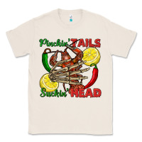 Natural Pinchin' tails suckin' head crawfish Classic Tee - FaDigitalArtStudio