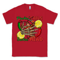 Red Pinchin' tails suckin' head crawfish Classic Tee - FaDigitalArtStudio