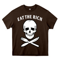 Chocolate Brown protest socialist communist Heavy Core Tee - artisFamous