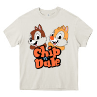 Cream chip n dale Heavy Core Tee - artisFamous