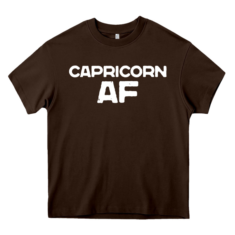 Capricorn Af Zodiac Sign Heavy Core Tee by artisFamous | Teevron
