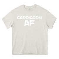 Cream capricorn af zodiac sign Heavy Core Tee - artisFamous
