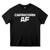 Black capricorn af zodiac sign Heavy Core Tee - artisFamous