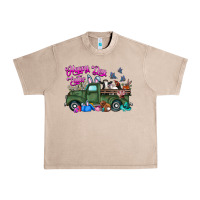 French Oak happy easter day truck Urban Heavy Tee - CowhideDigitalArt