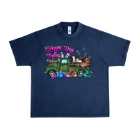 Navy happy easter day truck Urban Heavy Tee - CowhideDigitalArt