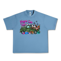 Pebble Blue happy easter day truck Urban Heavy Tee - CowhideDigitalArt