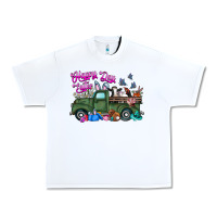 White happy easter day truck Urban Heavy Tee - CowhideDigitalArt