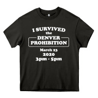 Asphalt i survived denver prohibition 2020 Heavy Core Tee - artisFamous