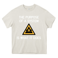 Cream posiwid dark mode Heavy Core Tee - artisFamous