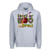 Heather Grey teacher boo crew Premium Hoodie - BarkalooDesign