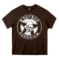 Chocolate Brown guy fieri knuckle sandwich Heavy Core Tee - artisFamous