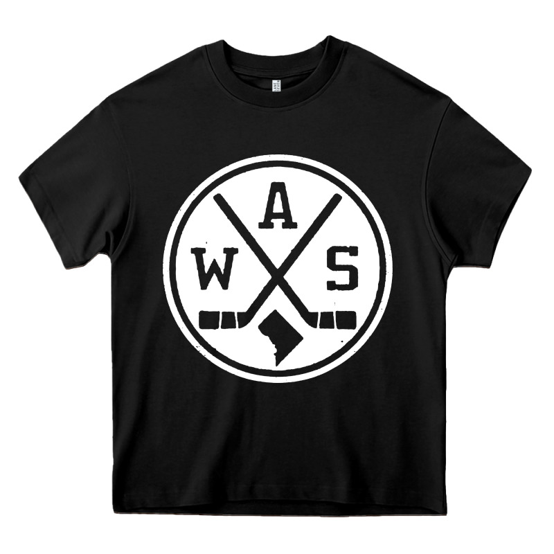 Retro Washington Dc Hockey Heavy Core Tee by artisFamous | Teevron