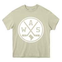 Mossy retro washington dc hockey Heavy Core Tee - artisFamous