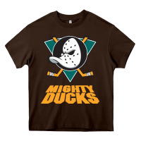 Chocolate Brown sport mighty ducks gift for fans Heavy Core Tee - artisFamous