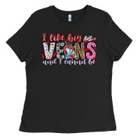 Black I Like big veins and cannot be Ladies Tee - CowhideDigitalArt