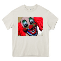 Cream embroidered clown Heavy Core Tee - artisFamous