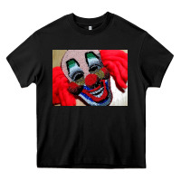 Black embroidered clown Heavy Core Tee - artisFamous