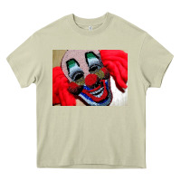 Mossy embroidered clown Heavy Core Tee - artisFamous