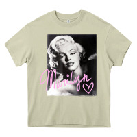 Mossy monroe black and white pink handwriting t shirt Heavy Core Tee - artisFamous