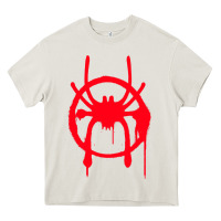 Cream spiderverse miles symbol tag t shirt Heavy Core Tee - artisFamous