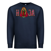 Navy Hija Lady Of Guadalupe Premium Sweatshirt - Jasminsmagicworld