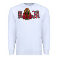 White Hija Lady Of Guadalupe Premium Sweatshirt - Jasminsmagicworld