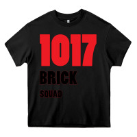 Black 1017 Brick Squad Black Red Heavy Core Tee - artisFamous