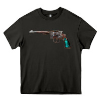 Asphalt Revolver Handgun Heavy Core Tee - artisFamous