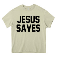 Mossy jesus saves christian faith trust in god lord christ Heavy Core Tee - artisFamous