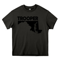 Asphalt maryland state trooper Heavy Core Tee - artisFamous