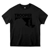 Black maryland state trooper Heavy Core Tee - artisFamous