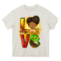 Cream Love Juneteenth Heavy Core Tee - FaDigitalArtStudio