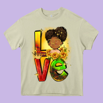 Love Juneteenth Heavy Core Tee Designed By Fadigitalartstudio